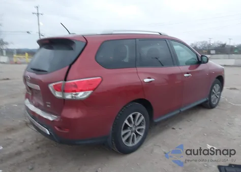2014 Nissan Pathfinder Sv z USA, uszkodzony, nr VIN 5N1AR2MM4EC692302
